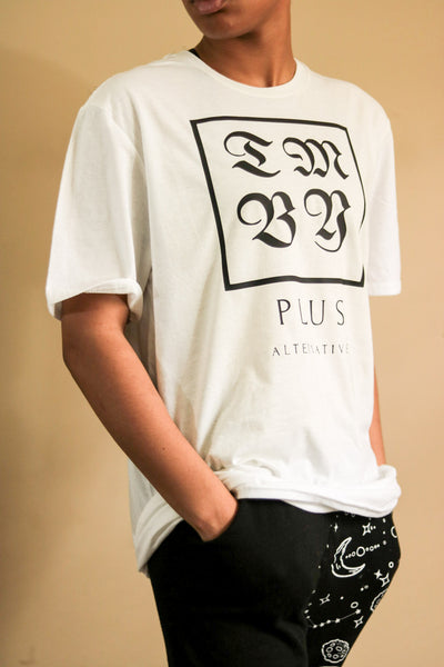 Old English Tee / White