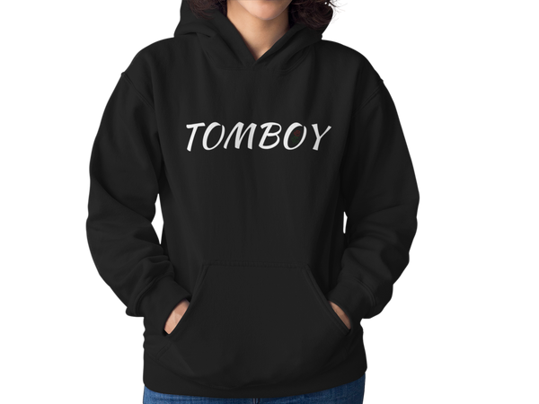 Tomboy Hoodie - White Lettering