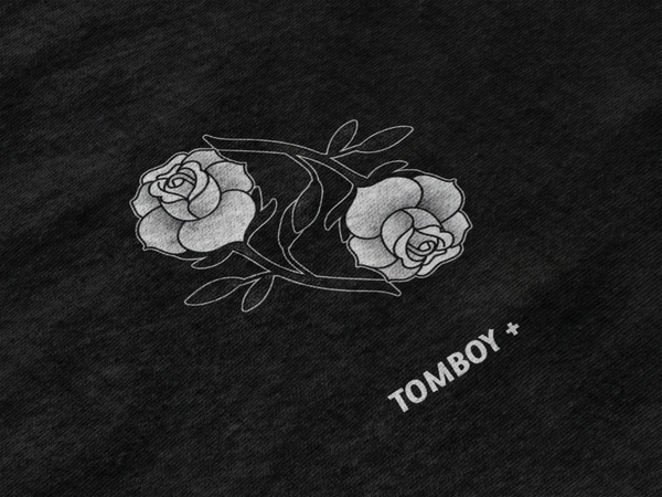 Monochrome Rose Tee