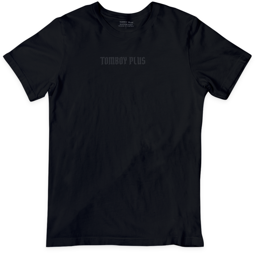 Tomboy Plus Tee 001 - Black/Black