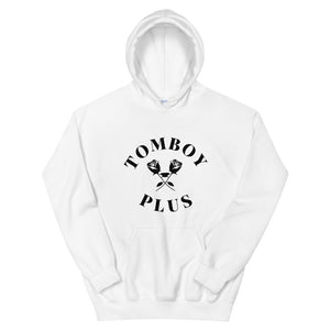 Dual Rose Hoodie - White/Black