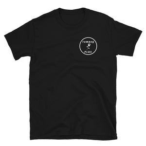 Rose Badge Tee - Black/White