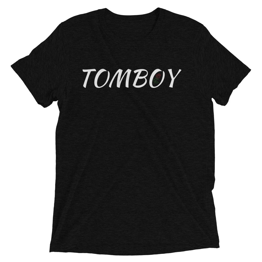 Tomboy Tee - White Lettering